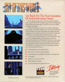 Out of this World - Disk 1 dos