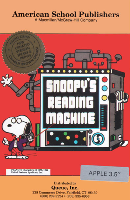 Snoopy's Reading Machine