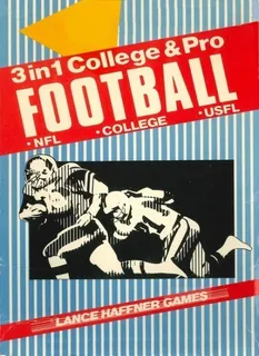 3 in 1 College & Pro Football - Teams Disk - 1985 Teams