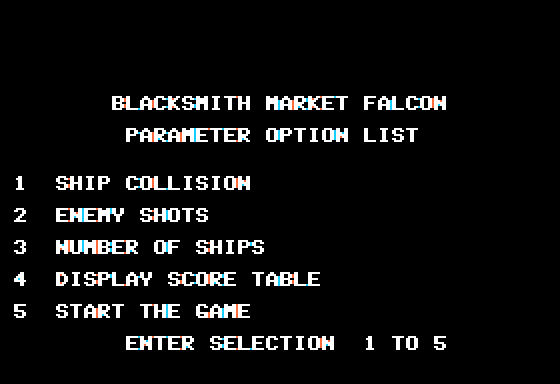 Blacksmith Market Falcons