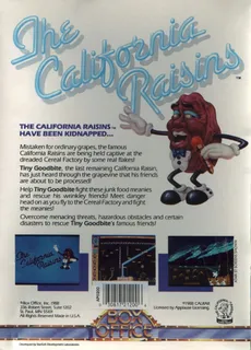 California Raisins and the Cereal Factory dos