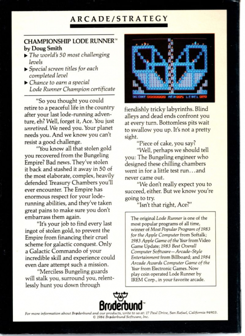 Championship Lode Runner - Dos