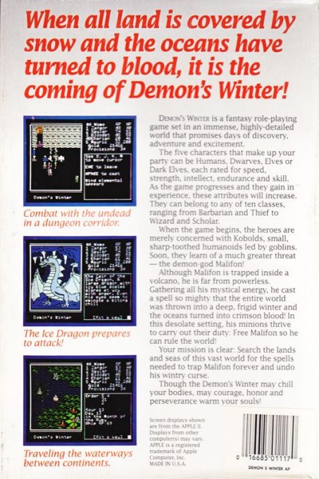Demon's Winter dos