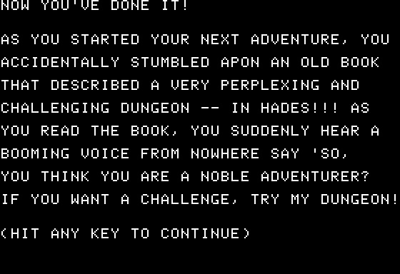 Eamon Adventure #007 - The Devil's Tomb