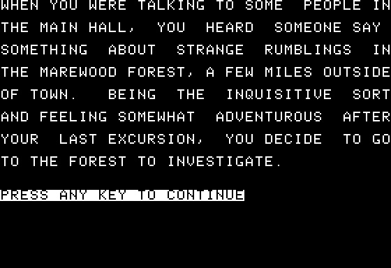 Eamon Adventure #026 - Assault On the Mole Man