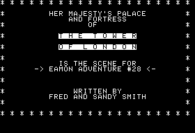 Eamon Adventure #028 - The Tower of London