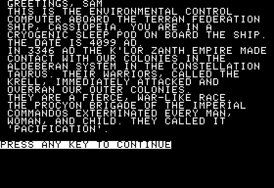 Eamon Adventure #047 - Futurequest