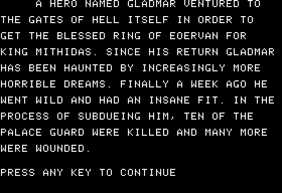 Eamon Adventure #069 - The Black Castle of Nagog