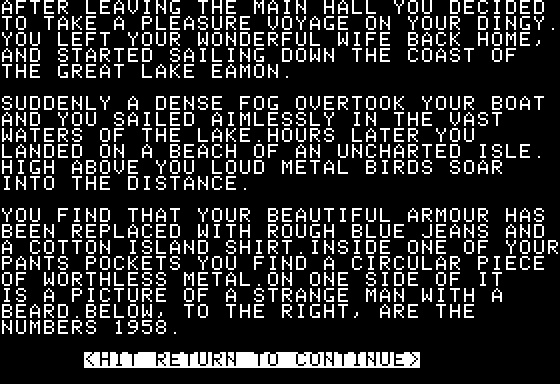 Eamon Adventure #071 - Operation Crab Key