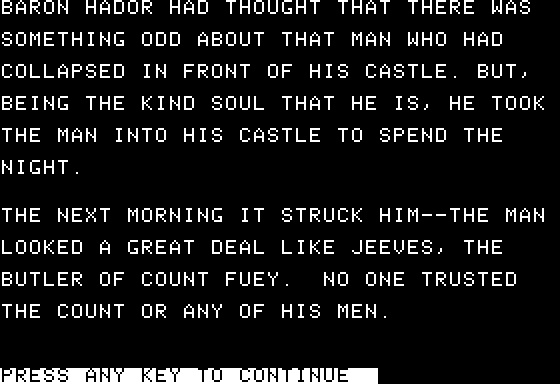Eamon Adventure #079 - Count Fuey's Castle