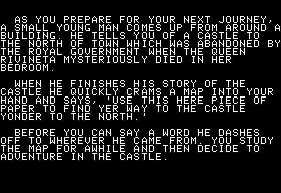 Eamon Adventure #084 - Castle of Riveneta