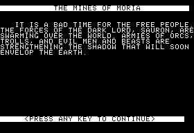Eamon Adventure #108 - The Mines of Moria