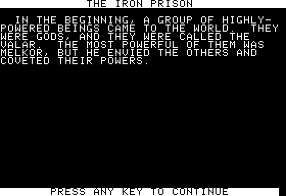 Eamon Adventure #116 - The Iron Prison