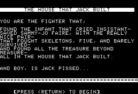 Eamon Adventure #173 - The House That Jack Built