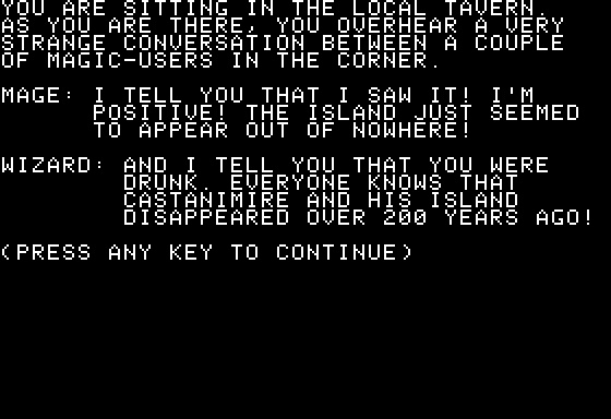 Eamon Adventure #200 - The Lost Isle