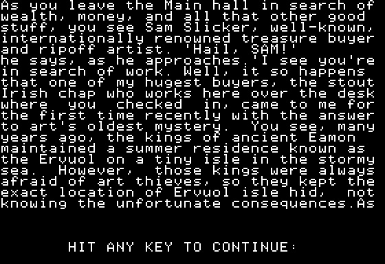 Eamon Adventure #203 - Lotto's Masterpiece