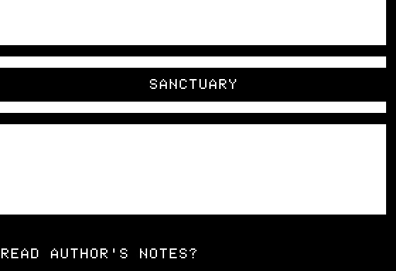 Eamon Adventure #204 - Sanctuary