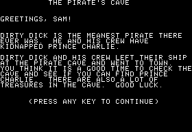 Eamon Adventure #216 - The Pirate's Cave