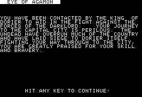Eamon Adventure #217 - Eye of Agamon