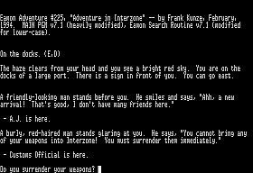Eamon Adventure #225 - Adventure in Interzone