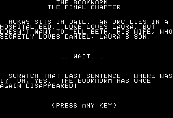 Eamon Adventure #226 - Bookworm 3-D
