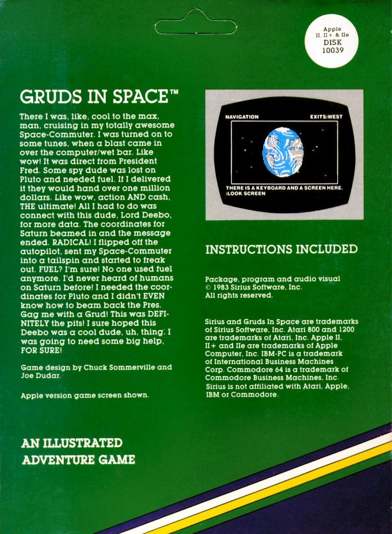 Gruds in Space - Dos