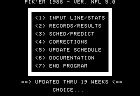 Pik'em vNFL 5.0