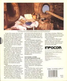 Plundered Hearts dos