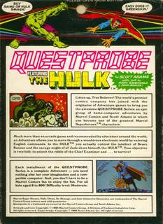 Questprobe Featuring The Hulk dos