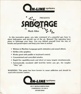Sabotage dos