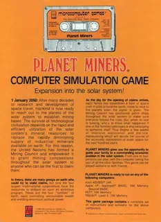 The Planet Miners dos