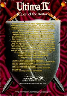 Ultima IV : Quest of the Avatar dos