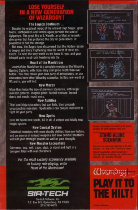 Wizardry 5 - Heart Of The Maelstrom - Dos