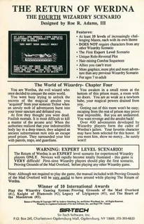 Wizardry - The Return of Werdna - The Fourth Scenario dos