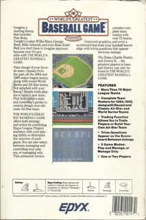 The World's Greatest Baseball Game dos