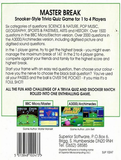 Master Break - Dos