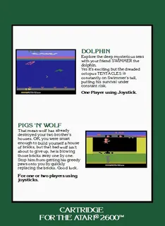 2 Pak Special Green - Dolphin, Pigs 'n' Wolf - Dos