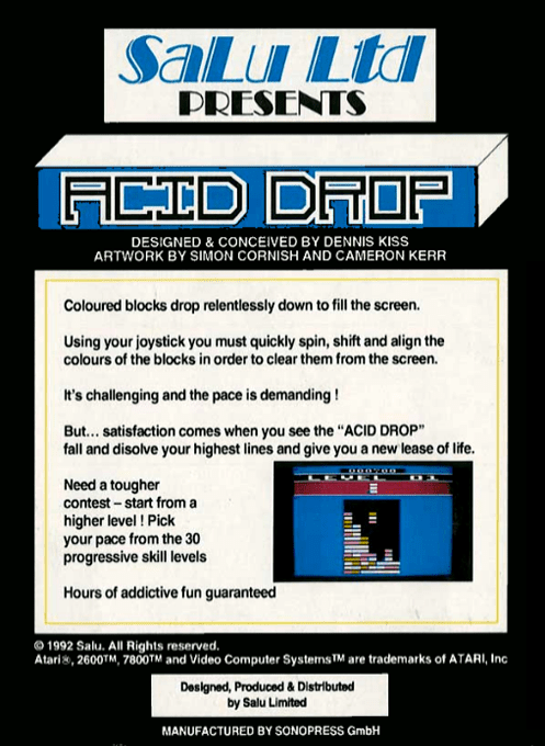 Acid Drop - Dos
