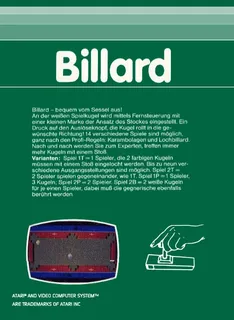 Billard dos