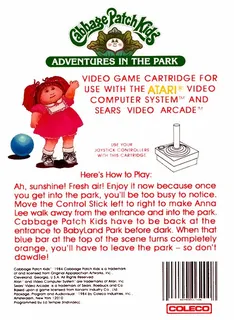 Cabbage Patch Kids : Adventures in the Park dos
