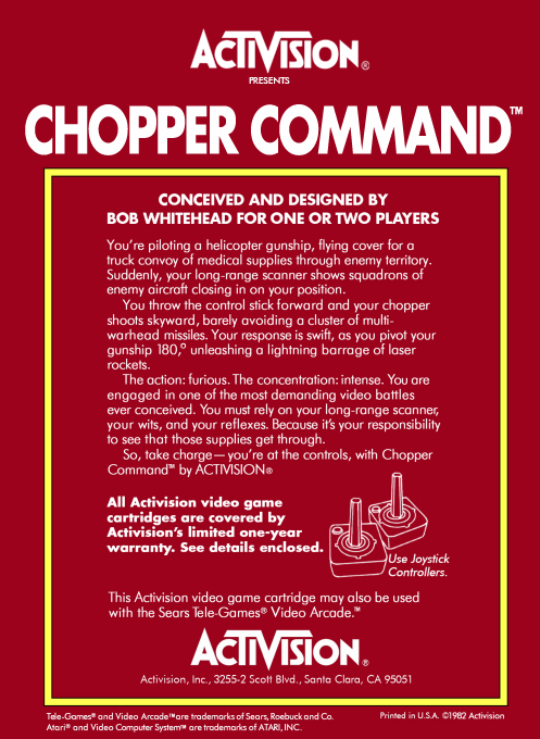 Chopper Command - Dos