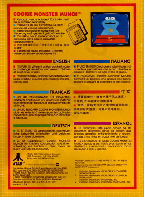 Cookie Monster Munch - Dos