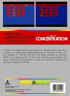 Game of Concentration ,A dos