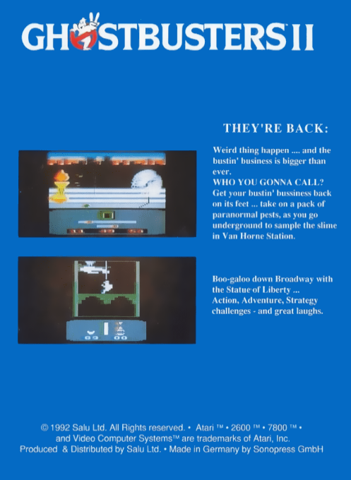 Ghostbusters II Easy dos