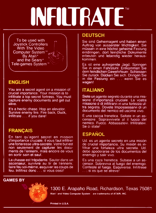 Infiltrate - Dos
