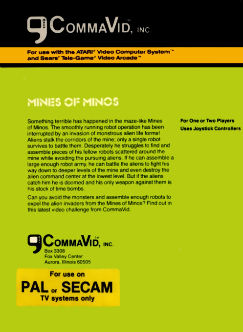 Mines Of Minos - Dos