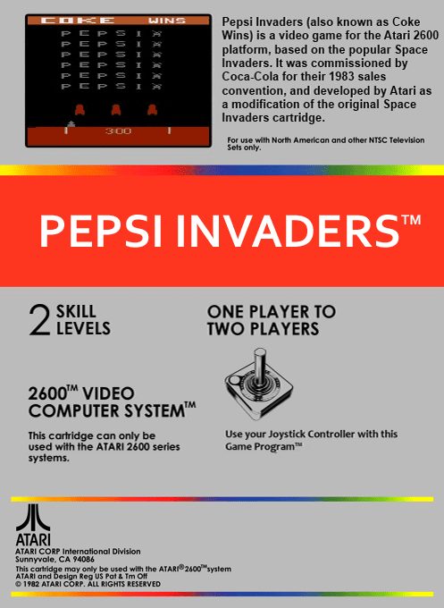 Pepsi Invaders - Dos