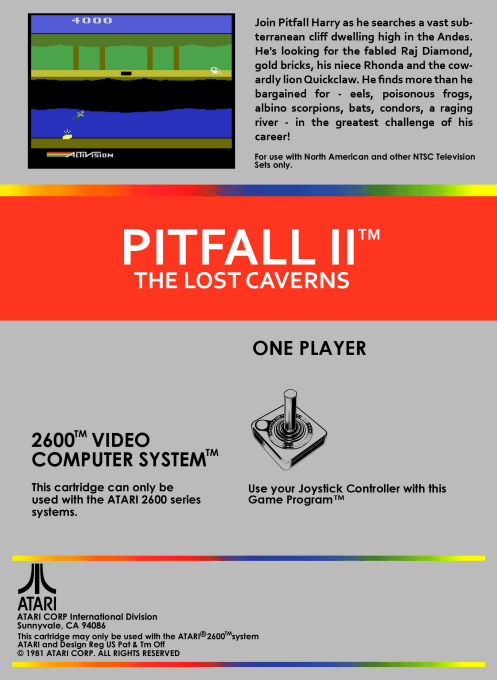 Pitfall II : Lost Caverns - Dos