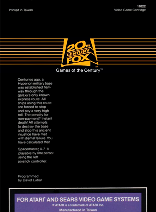 Spacemaster X-7 - Dos