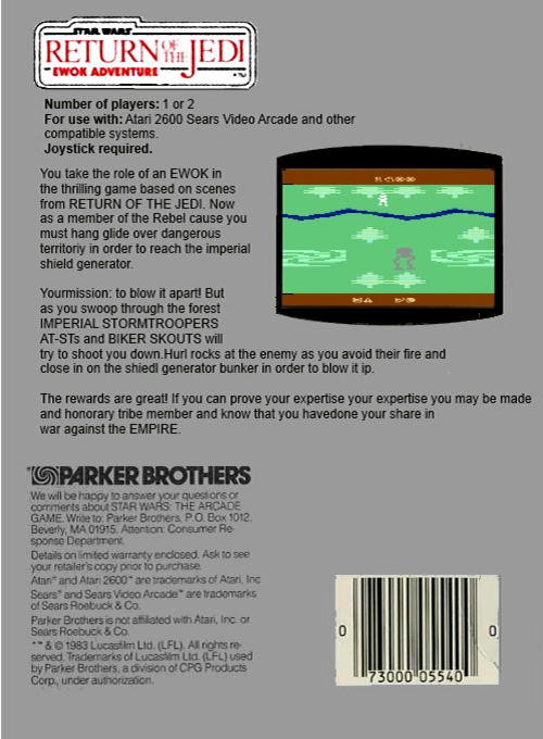 Star Wars - Return Of The Jedi - Ewok Adventure - Dos